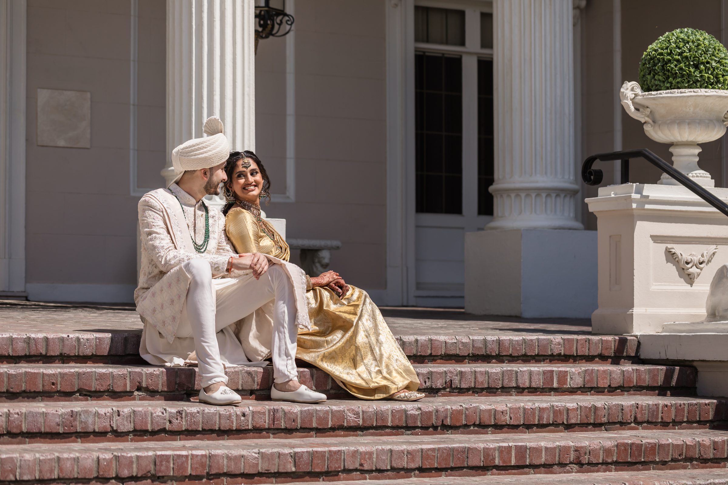 Three outfits. One Mansion.
