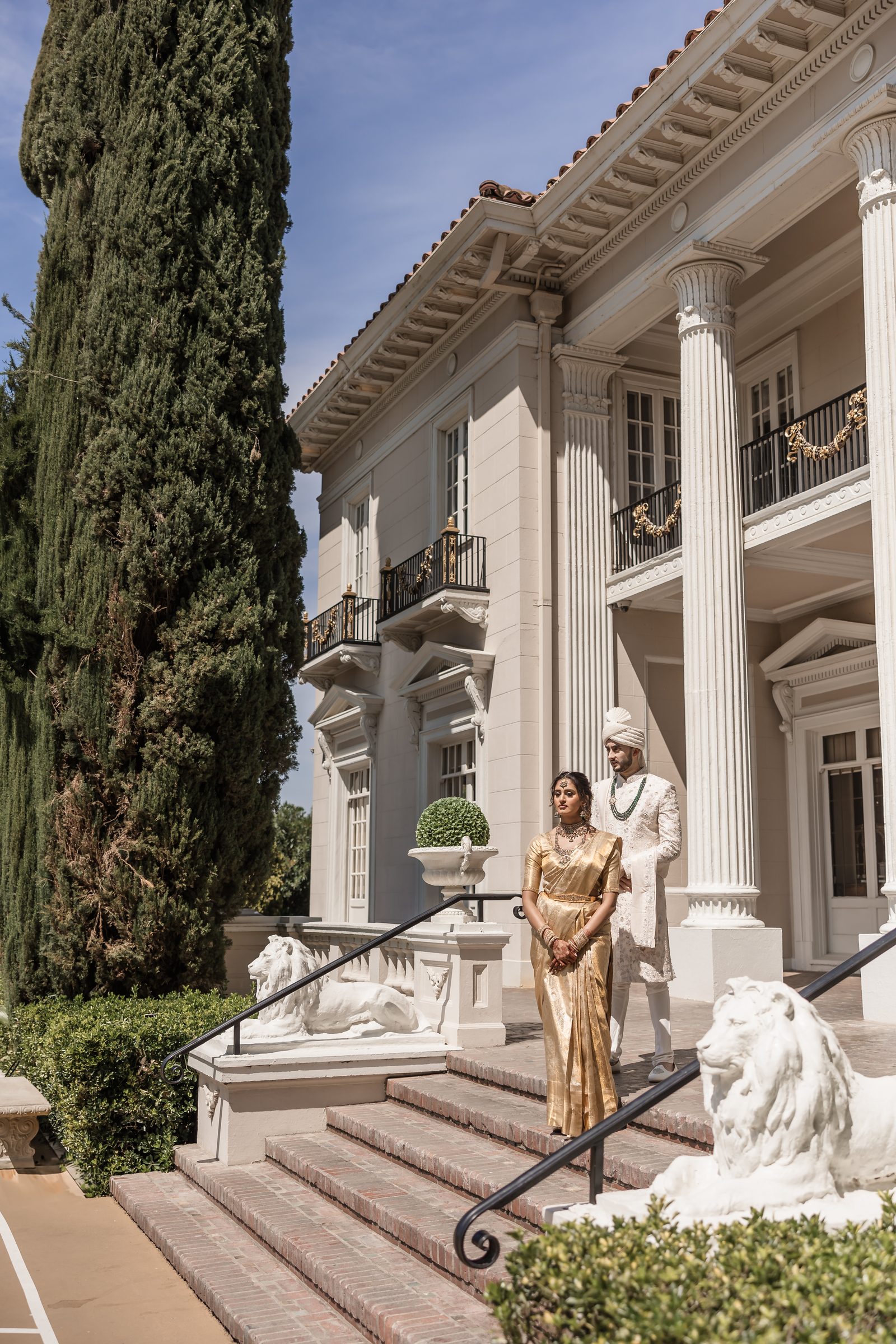 Three outfits. One Mansion.